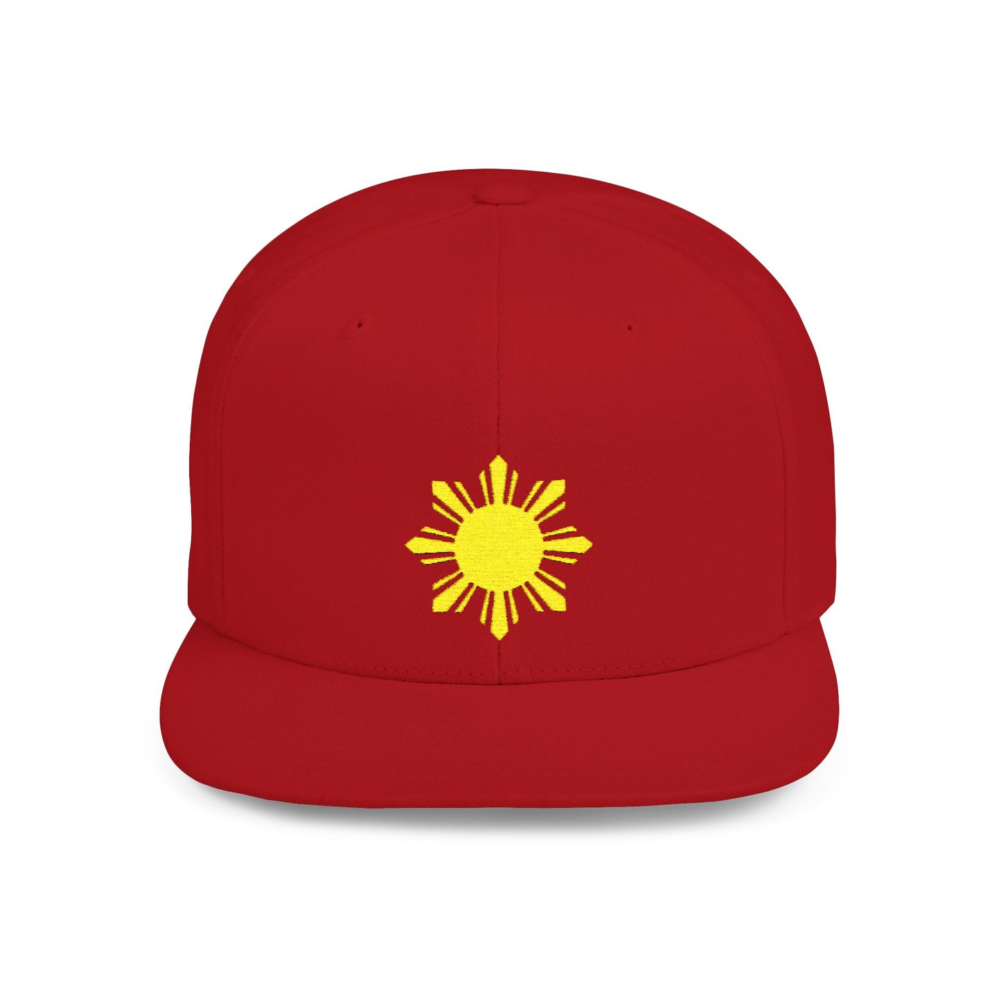 Sunshine Flat Bill Snapback Hat - Casual Summer Style
