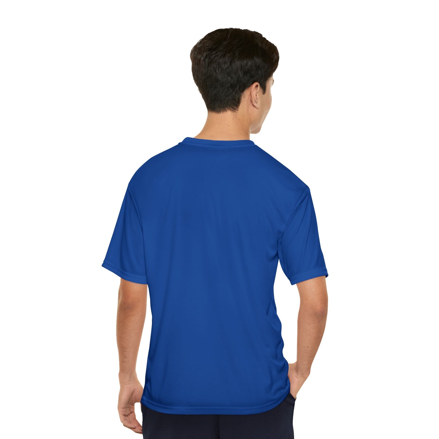 Men's Performance T-Shirt - "Hustle for the Muscle, Adobo for the Reward" Fitness Tee
