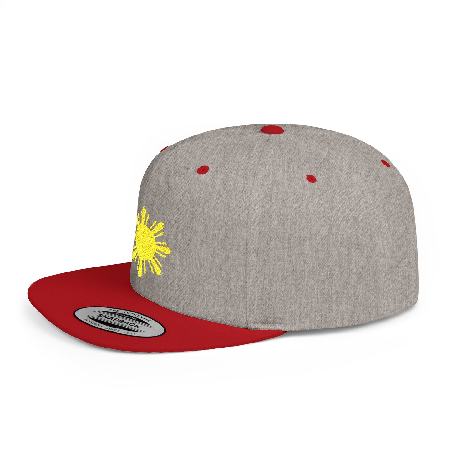 Sunshine Flat Bill Snapback Hat - Casual Summer Style
