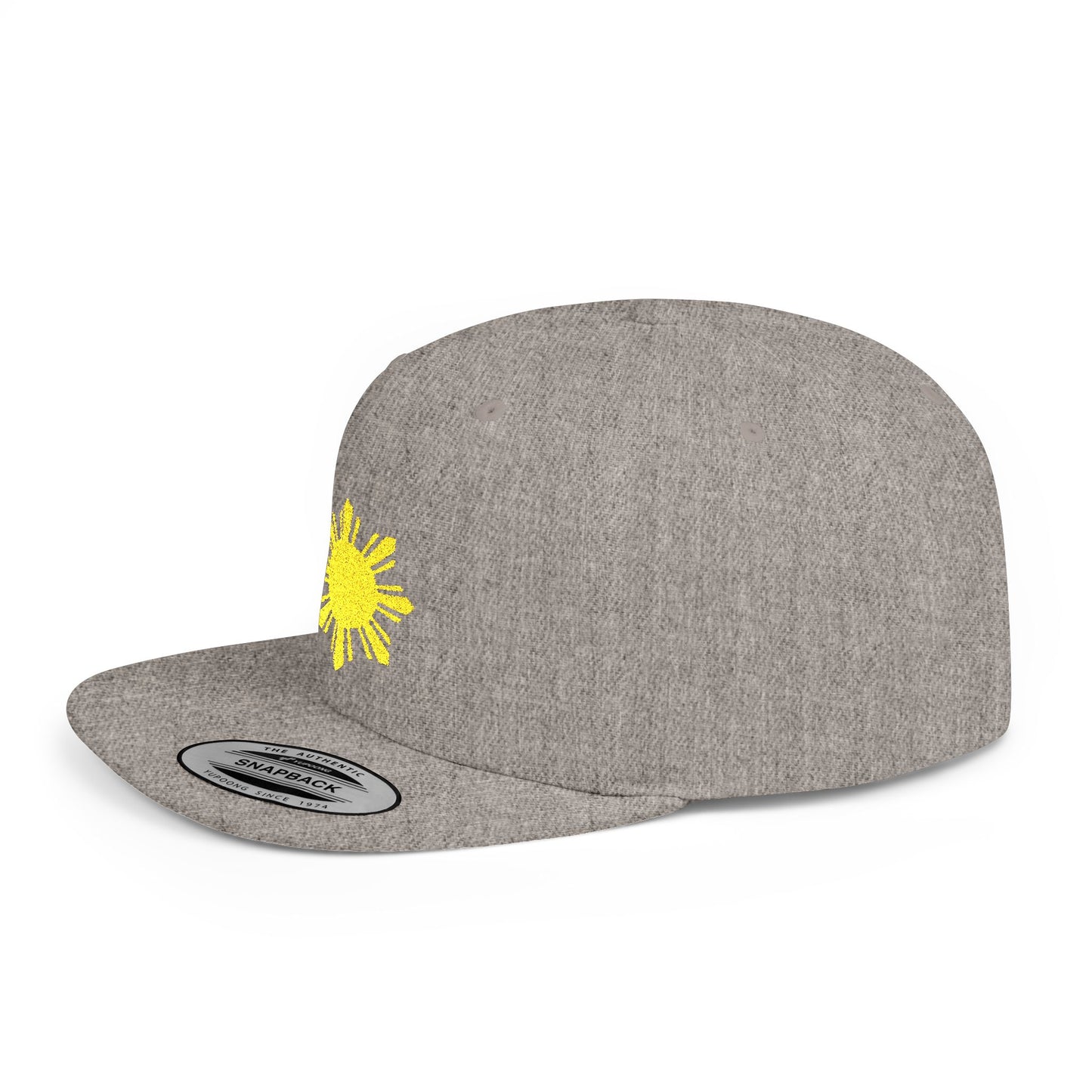 Sunshine Flat Bill Snapback Hat - Casual Summer Style