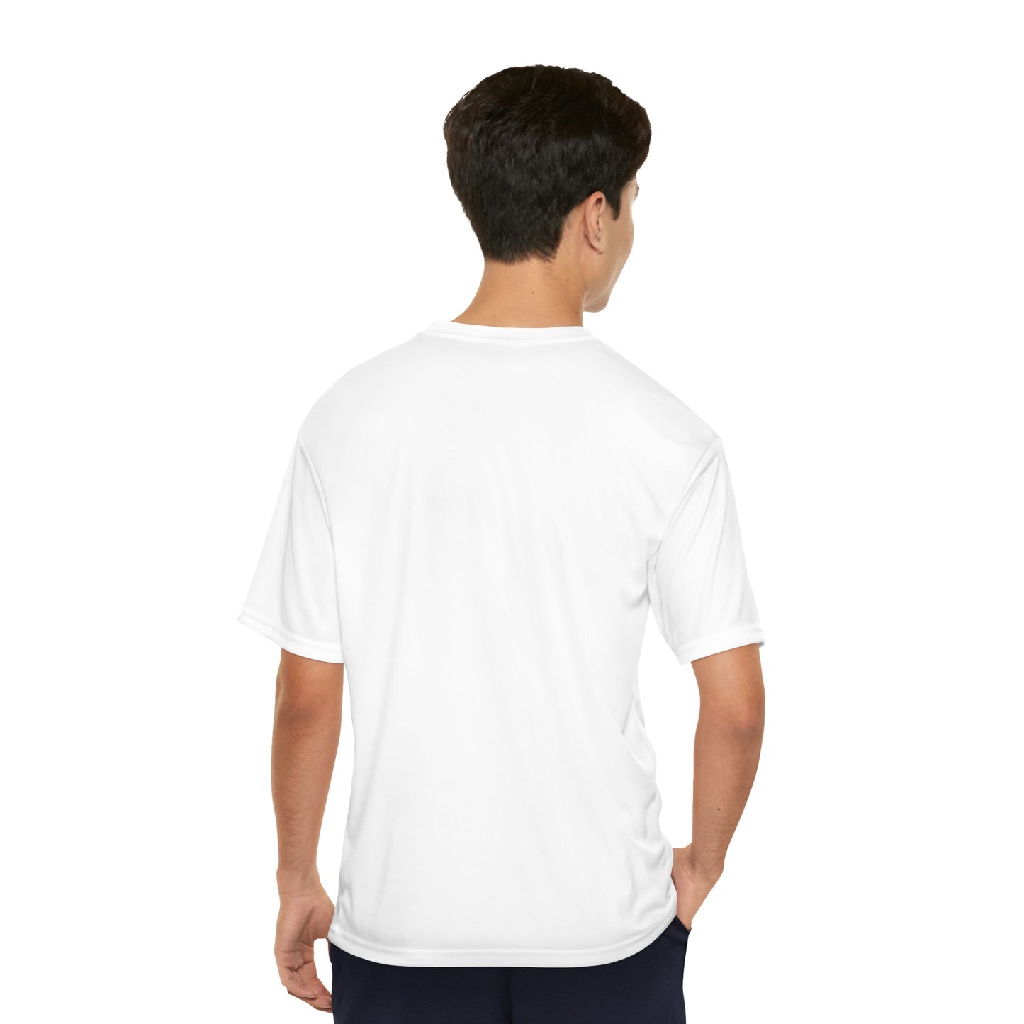 Men's Performance T-Shirt - "Hustle for the Muscle, Adobo for the Reward" Fitness Tee