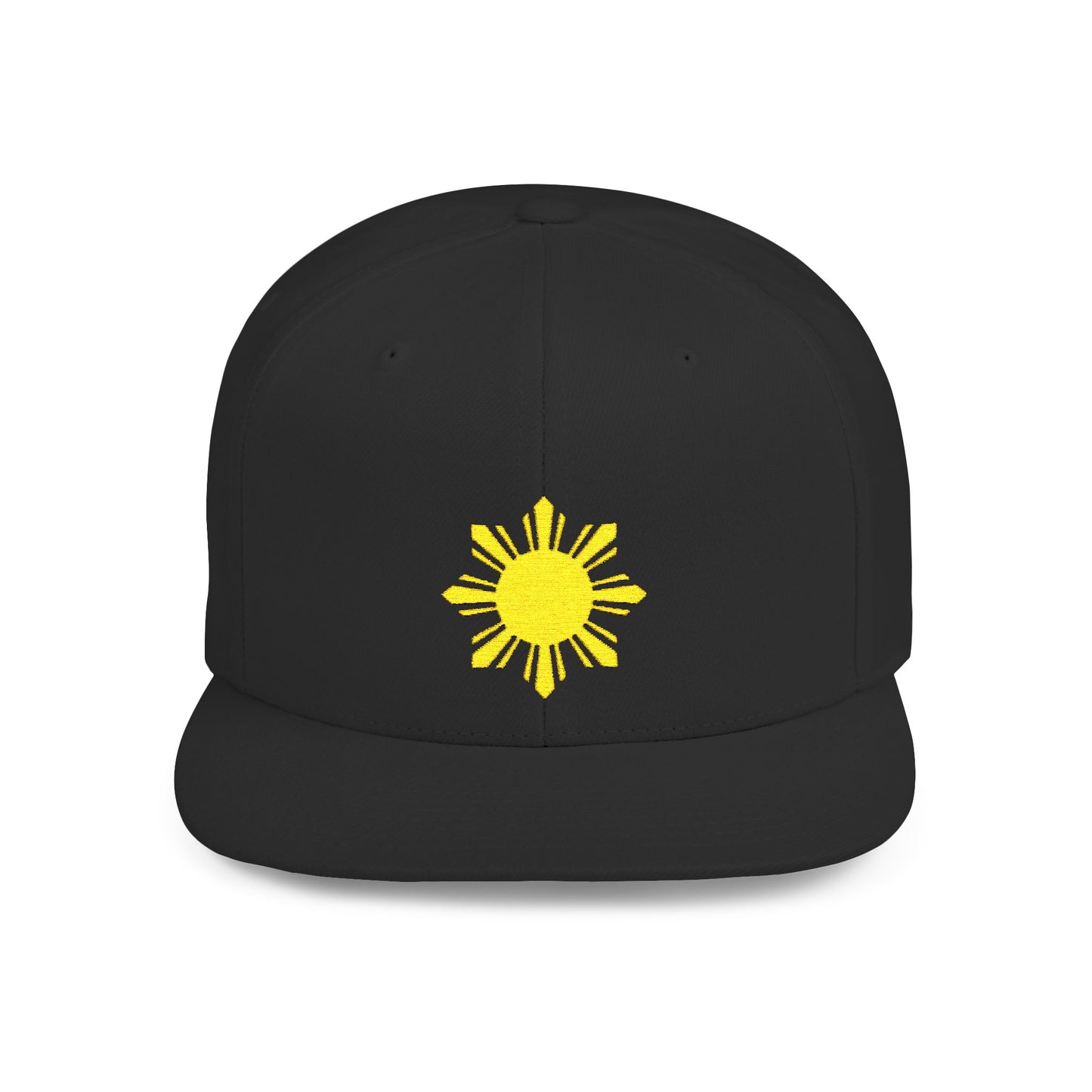 Sunshine Flat Bill Snapback Hat - Casual Summer Style