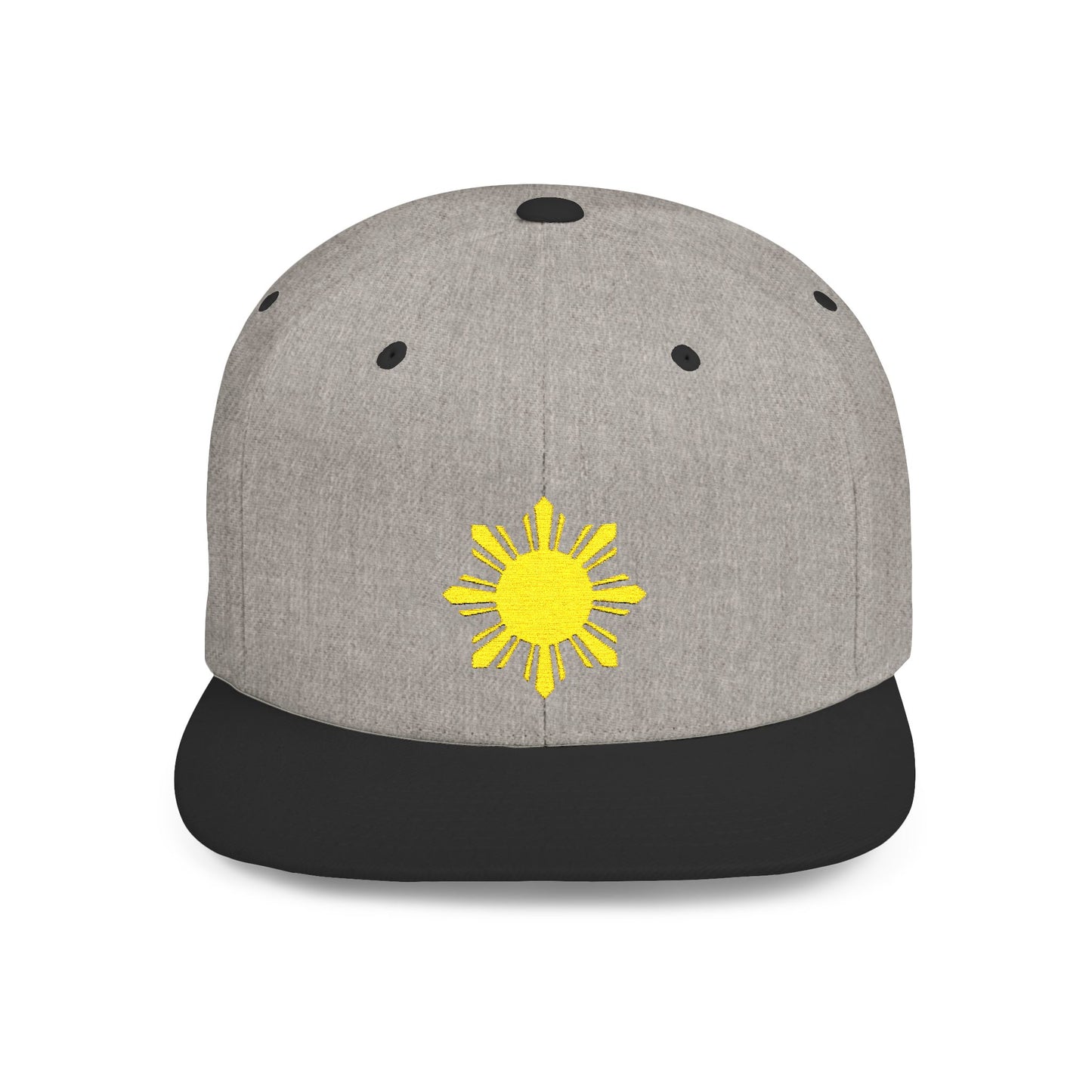Sunshine Flat Bill Snapback Hat - Casual Summer Style
