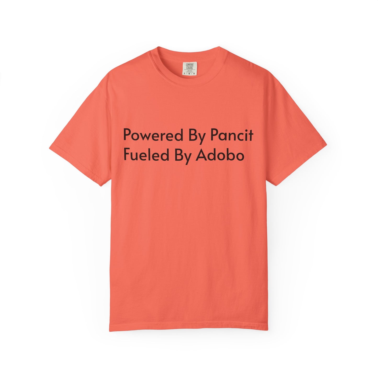 Powered By Pancit Fueled By Adobo Unisex T-Shirt – Comfort Food Love Tee