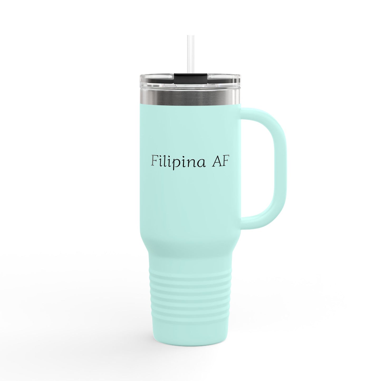 40oz Insulated Travel Mug - Filipina AF, Perfect for Coffee Lovers
