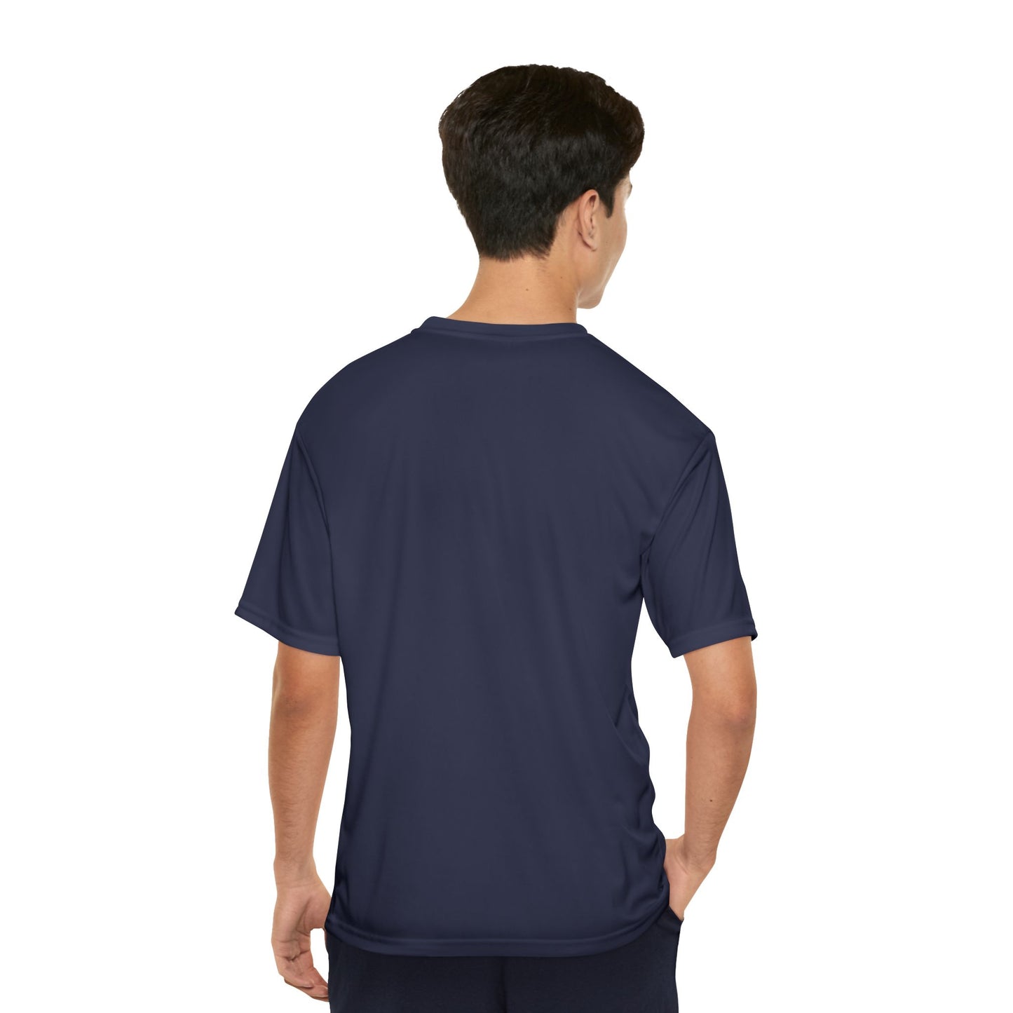 Men's Performance T-Shirt - "Hustle for the Muscle, Adobo for the Reward" Fitness Tee