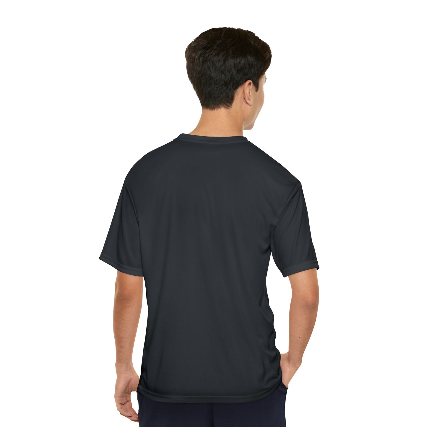 Men's Performance T-Shirt - "Hustle for the Muscle, Adobo for the Reward" Fitness Tee