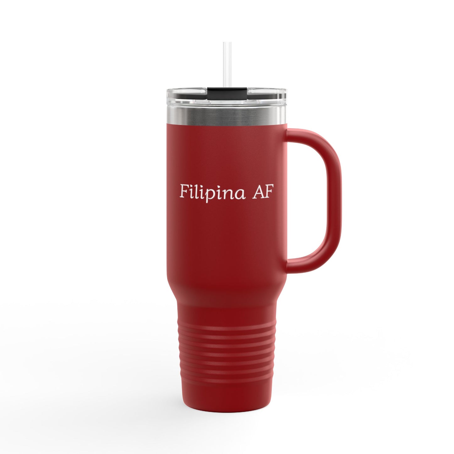 40oz Insulated Travel Mug - Filipina AF, Perfect for Coffee Lovers