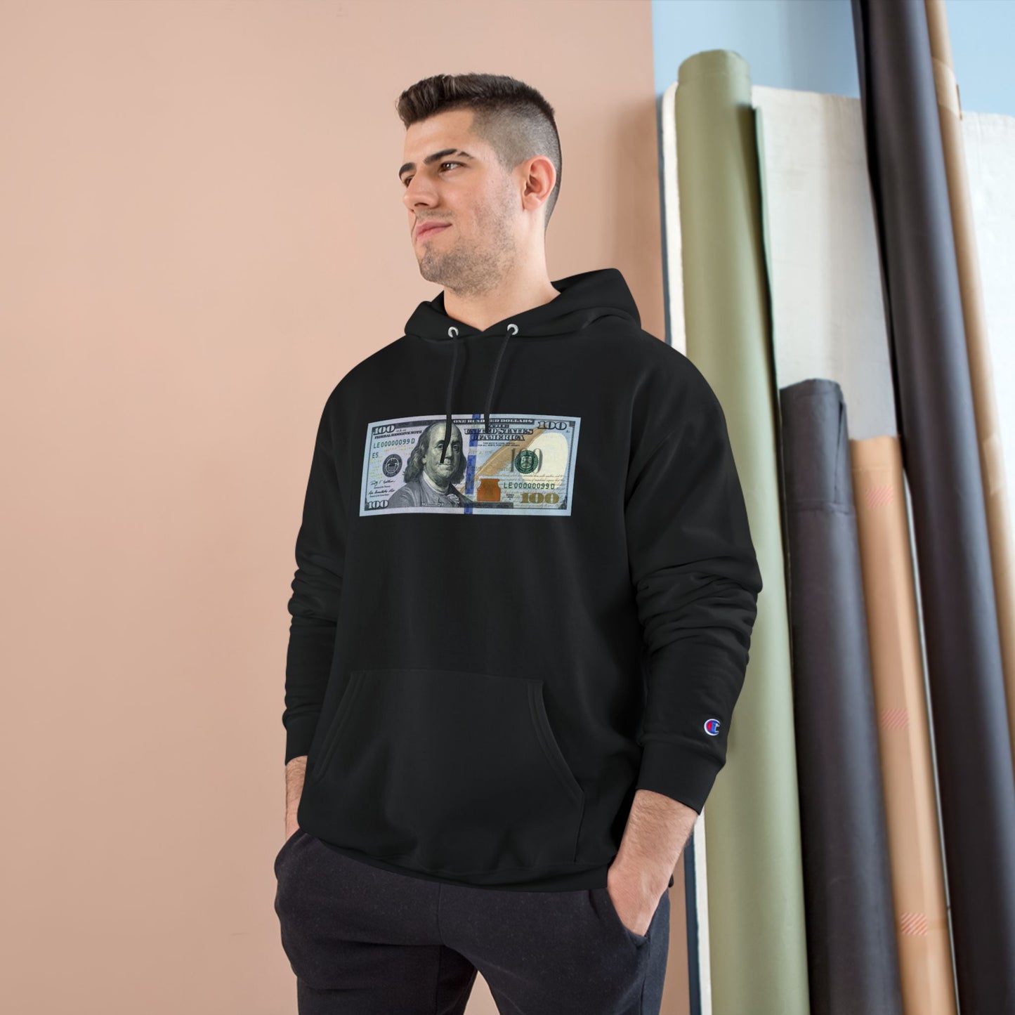 Motivational Champion Hoodie - 'The Money Is Printed' Statement