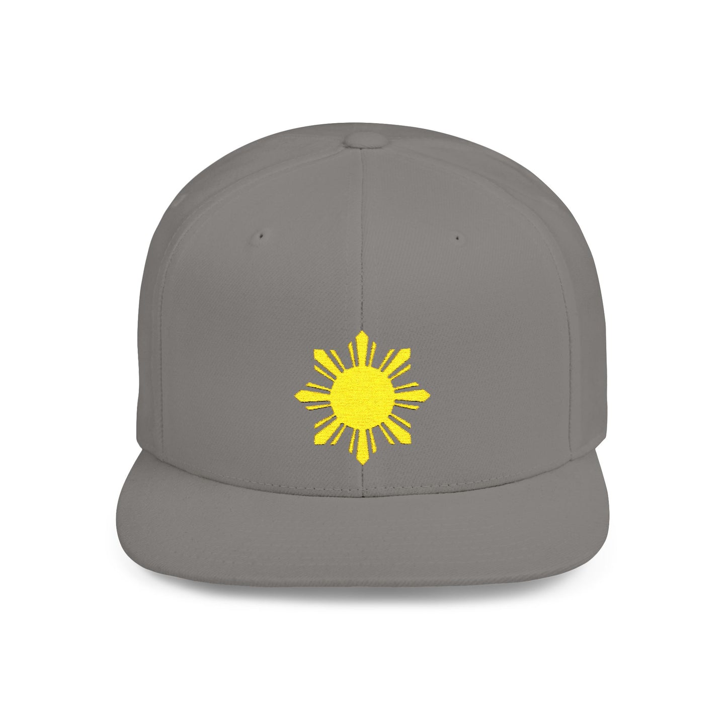 Sunshine Flat Bill Snapback Hat - Casual Summer Style
