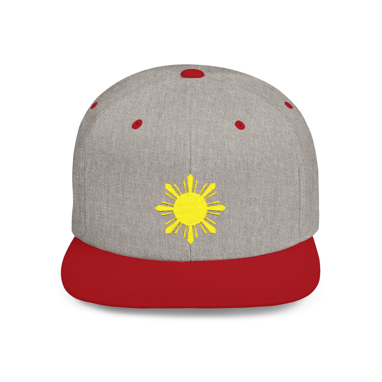 Sunshine Flat Bill Snapback Hat - Casual Summer Style