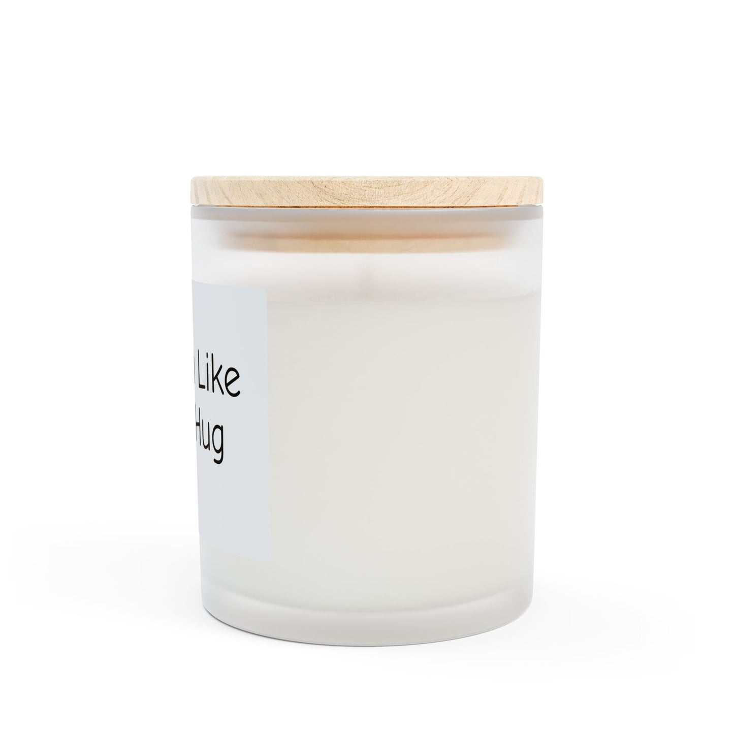 Personalized Frosted Glass Candle - "Warmth Like Lola's Hug" - 11oz Aromatherapy Gift