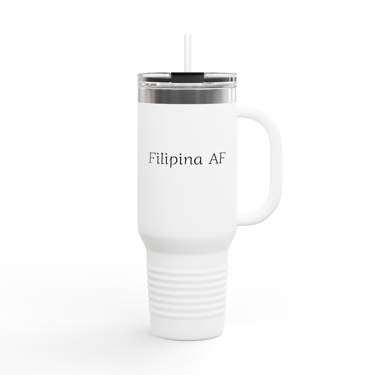 40oz Insulated Travel Mug - Filipina AF, Perfect for Coffee Lovers