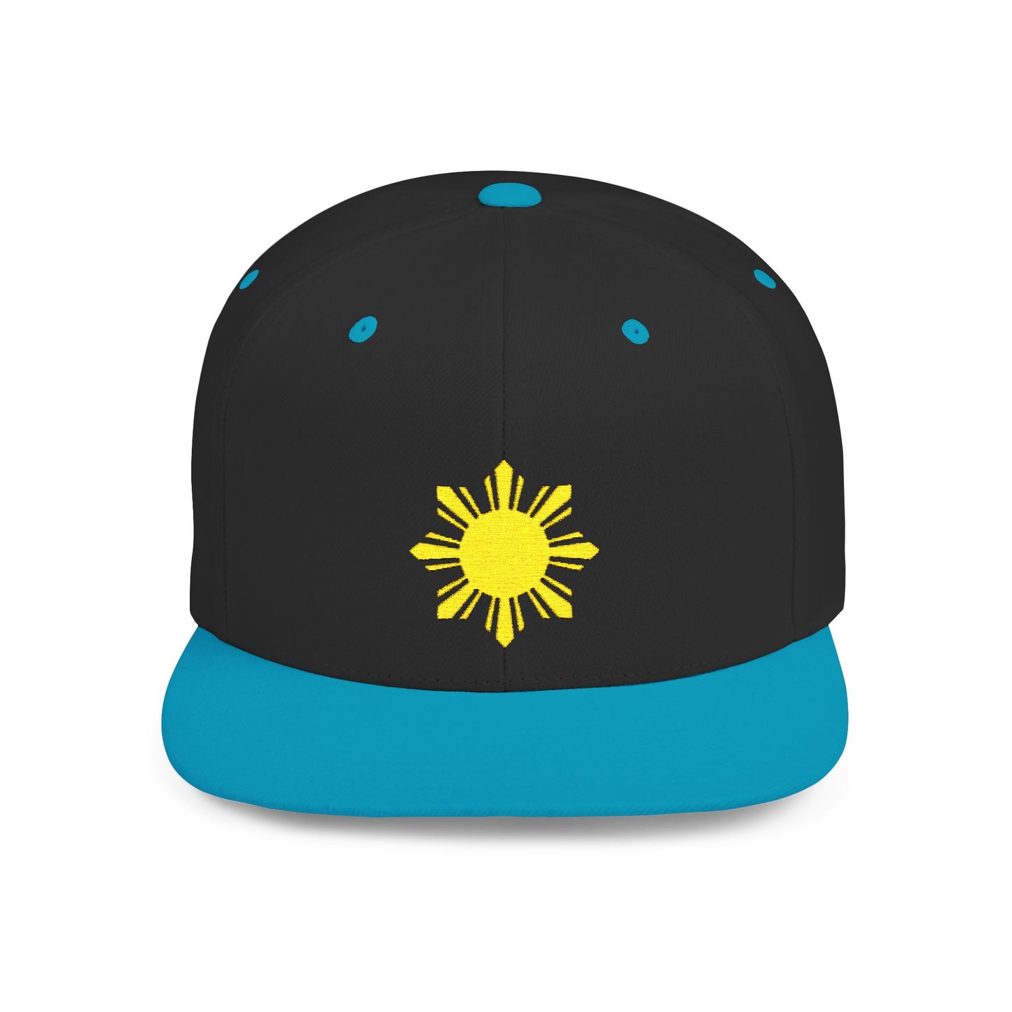 Sunshine Flat Bill Snapback Hat - Casual Summer Style