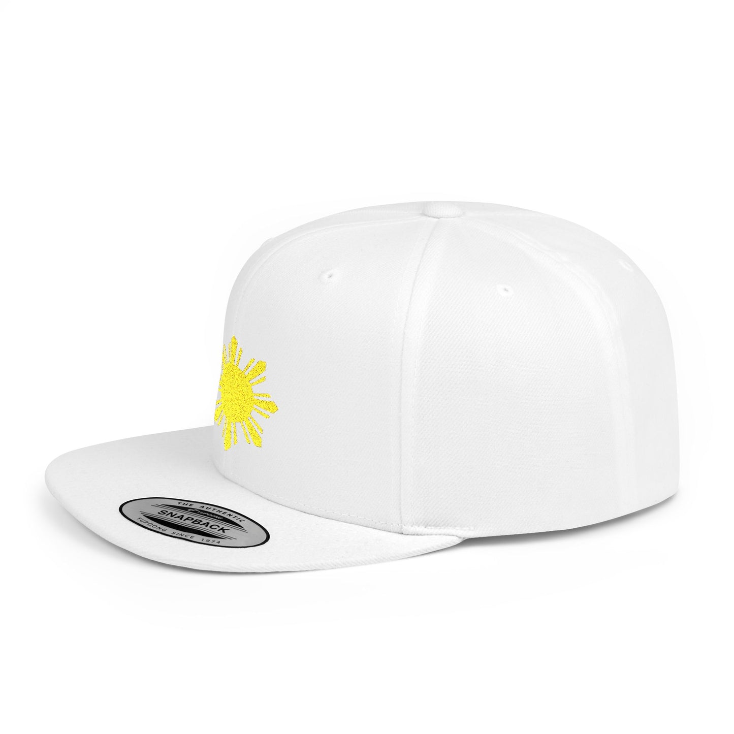 Sunshine Flat Bill Snapback Hat - Casual Summer Style